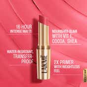 Lakme 9to5 Powerplay Priming Matte Lipstick Lasts 16hrs - Blush Pink (3.6 g)