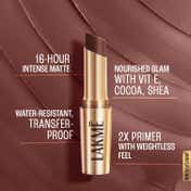 Lakme 9to5 Powerplay Priming Matte Lipstick Lasts 16hrs - Brown Walnut (3.6 g)