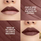 Lakme 9to5 Powerplay Priming Matte Lipstick Lasts 16hrs - Brown Walnut (3.6 g)