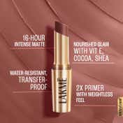 Lakme 9to5 Powerplay Priming Matte Lipstick Lasts 16hrs - Coffee Command (3.6 g)