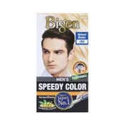 Bigen Men's Beard Color-B104 Natural Brown (40 g)&  Speedy Hair Color-104 Natural Brown (80 g) Combo