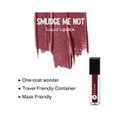 SUGAR Cosmetics Smudge Me Not Liquid Mini Lipstick - 03 Tan Fan (1.1 ml)
