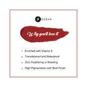 SUGAR Cosmetics Smudge Me Not Liquid Mini Lipstick - 01 Brazen Raisin (1.1 ml)
