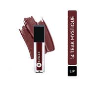 SUGAR Cosmetics Smudge Me Not Liquid Mini Lipstick - 14 Teak Mystique (1.1 ml)