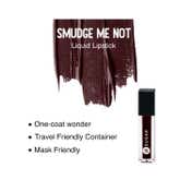 SUGAR Cosmetics Smudge Me Not Liquid Mini Lipstick - 25 Very Mulberry (1.1 ml)