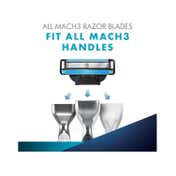 Gillette Mach Turbo 3 Shaving Blades Cartridges (10Pcs)