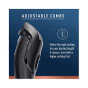 Gillette Cordless Men's Beard Trimmer Kit with Lifetime Sharp Blades and 3 Interchangeable Combs