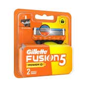 Gillette Fusion Power Blades for Perfect Shave and Perfect Beard Shape (2Pcs)