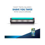 Gillette Vector Plus Manual Shaving Razor (1Pc)