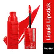 Maybelline Superstay Vinyl Ink Liquid Lipstick, Red Hot with Garnier Micellar Cleansing Water Combo