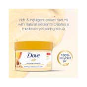 Dove Crushed Almond And Mango Butter Exfoliating Body Polish Scrub (298g)
