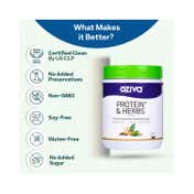 Oziva Protein & Herbs Powder for Men Chocolate (1000 g)