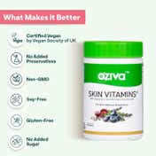 Oziva Skin Vitamins for Healthier Skin Skin Radiance & Hydration (60 Capsules)
