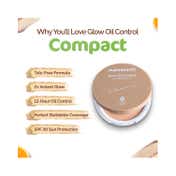 Mamaearth Glow Oil Control Compact SPF 30 - 02 Creme Glow (9 g)