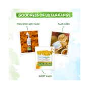 Mamaearth Ubtan Oil-Free Face Moisturizer With Turmeric & Saffron For Skin Brightening (80g)