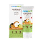 Mamaearth Skin Illuminate Face Cream With Vitamin C And Turmeric For Radiant Skin (80g)