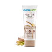Mamaearth Rice Face Scrub For Glowing Skin With Rice Water & Niacinamide (100g)