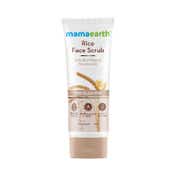 Mamaearth Rice Face Scrub For Glowing Skin With Rice Water & Niacinamide (100g)