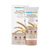 Mamaearth Rice Oil-Free Face Moisturizer With Rice Water & Niacinamide For Glass Skin (80g)