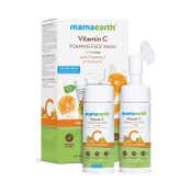 Mamaearth Vitamin C Foaming Face Wash With Brush Combo Pack With Refill (2Pcs)