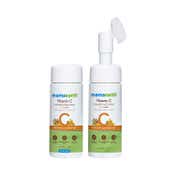 Mamaearth Vitamin C Foaming Face Wash With Brush Combo Pack With Refill (2Pcs)