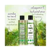 LOVE beauty AND planet Tea Tree, Peppermint & Vetiver Free Purifying Shampoo & Conditioner Combo