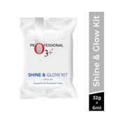 O3+ Bridal Oxygenating Glow Skin Facial Kit - (81g) & Single Use Shine & Glow Kit - (38g) Combo