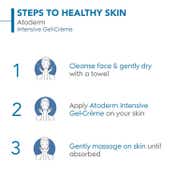 Bioderma Skin and Lip Nourishment with Atoderm Intensive Gel Creme (200 ml) & Lip Balm Combo