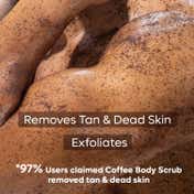 mCaffeine Exfoliating Coffee Body Scrub & Espresso Face Scrub Combo (2Pcs)