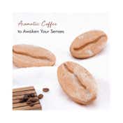 mCaffeine Exfoliating Coffee Bath Soap with Caramel & Almond Milk (75g)
