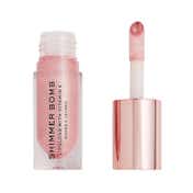 Makeup Revolution Shimmer Bomb Lip Gloss - Glimmer Nude (4.5 ml)