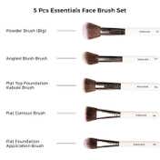 Praush Beauty 5 Pcs Essentials Face Brush Set