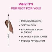 Praush Beauty Small Pencil Smudger Smokey Eye Brush - P12