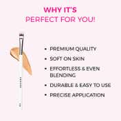 Praush Beauty Eyeshadow Application Flat Brush Medium - P18 (1Pc)