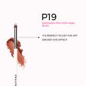 Praush Beauty Eyeshadow Pencil Smudger Brush - P19 (1Pc)