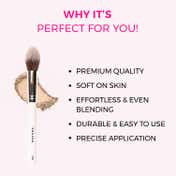 Praush Beauty Professional Powder Brush Small - P23 (1Pc)