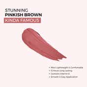 Praush Beauty Luxe Matte Liquid Lipstick - Kinda Famous (2.6 ml)