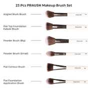 Praush Beauty 24 Pcs Professional Makeup Brush Set