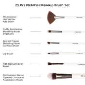 Praush Beauty 24 Pcs Professional Makeup Brush Set