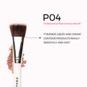 Praush Beauty Professional Flat Contour Brush - P04 (1Pc)