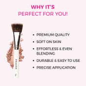 Praush Beauty Professional Flat Contour Brush - P04 (1Pc)