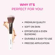 Praush Beauty Professional Powder Brush Big - P01 (1Pc)