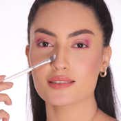 Praush Beauty Angled Crease Blending Nose Contour Brush - P10 (1Pc)
