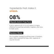 Minimalist 8% Glycolic Acid Toner For Glowing Skin for Body, Face, Underarms & Scalp (150ml)