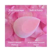 Praush Beauty Microfiber Velvet Sponge Blush - Pink (1Pc)
