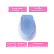 Praush Beauty Microfiber Velvet Makeup Sponge - Contour (1Pc)