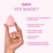 Praush Beauty Celestial Super Soft Makeup Sponge - Pink (1Pc)