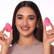 Praush Beauty Rose Super Soft Flat Front Sponge - Pink (1Pc)