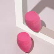 Praush Beauty Rose Super Soft Flat Front Sponge - Pink (1Pc)