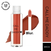 Blur India Call Me Daddy Nude Matte Liquid Lipstick - Brick (5 ml)